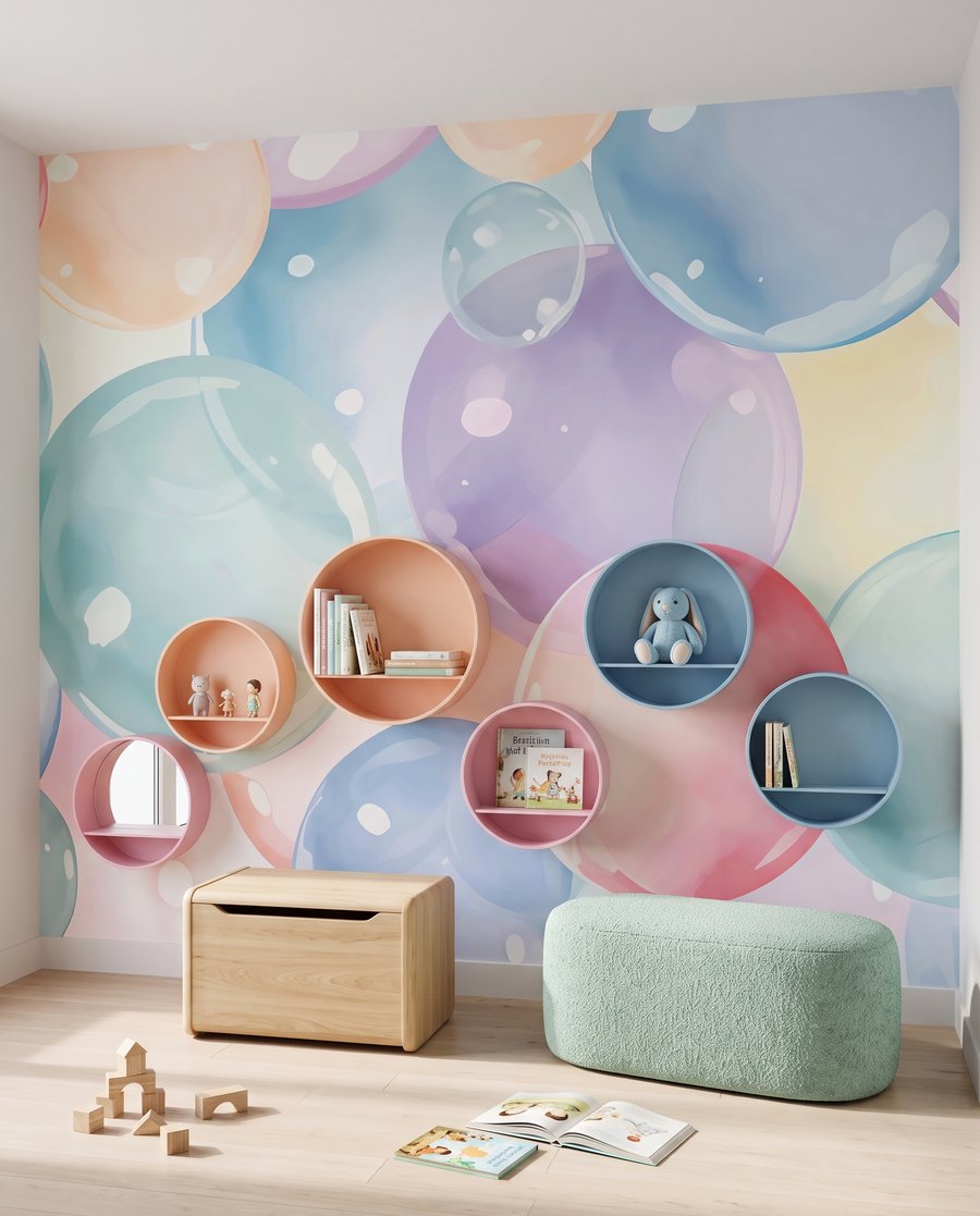 Bolle pastello luminose — ambiente 3
