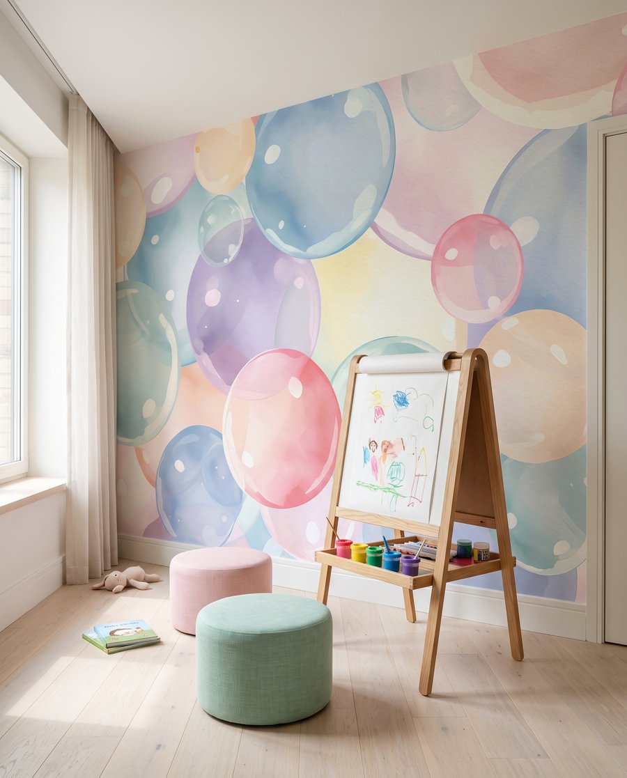 Bolle pastello luminose — ambiente 4