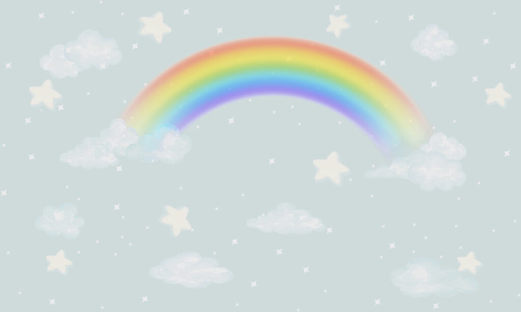 Arcobaleno tra le stelle — design completo