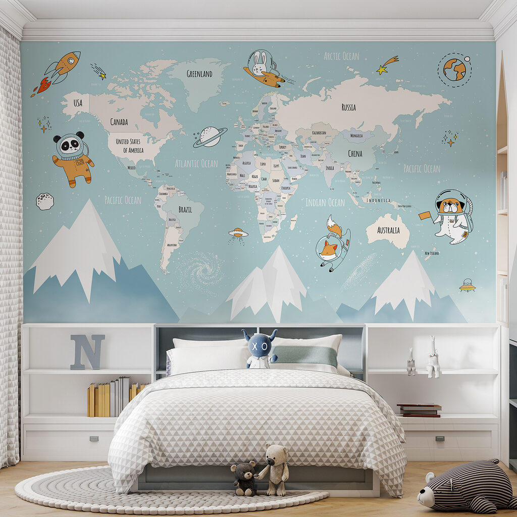 Mappa con astronauti — ambiente 2