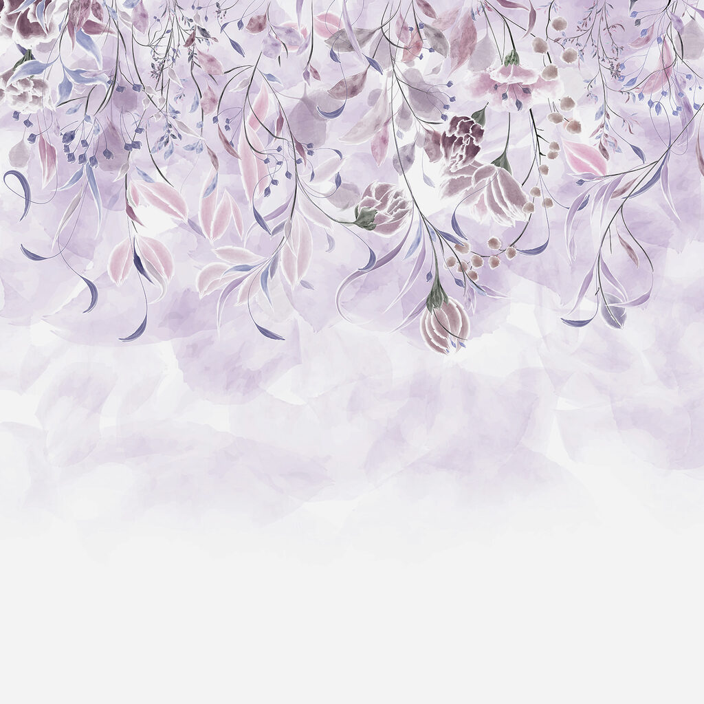 Fronde e fiori pendenti — design completo
