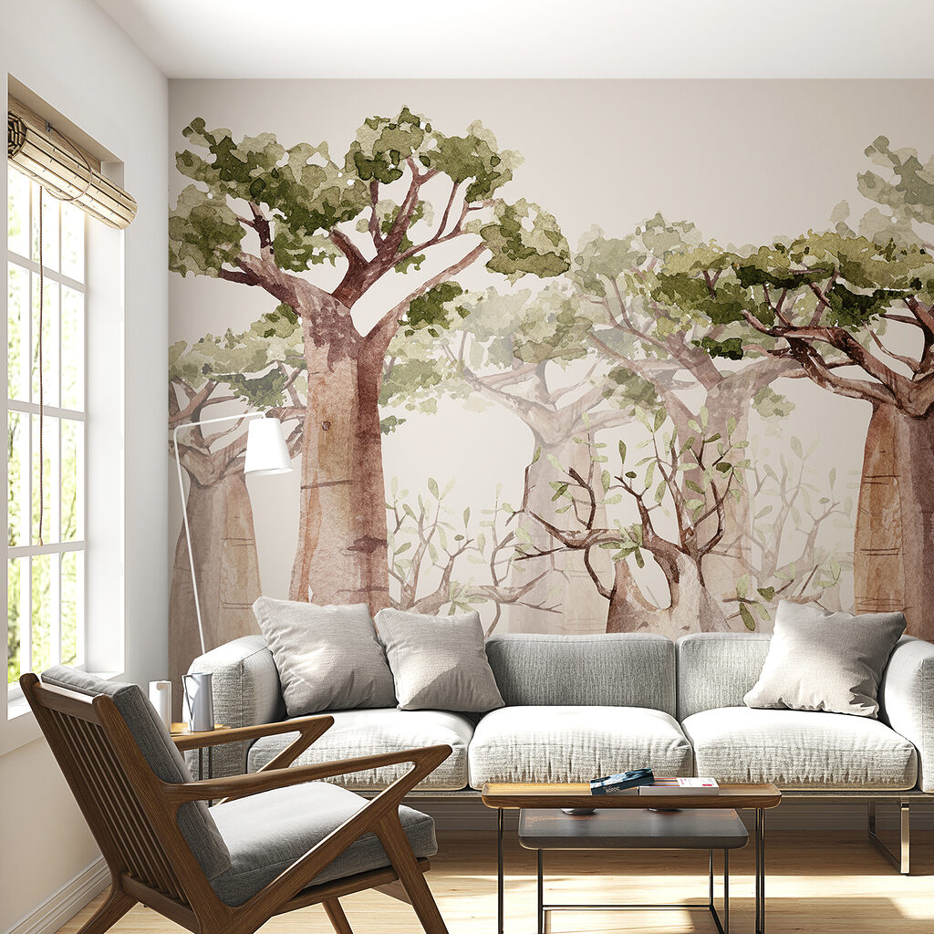 Baobab in acquerello — ambiente 1
