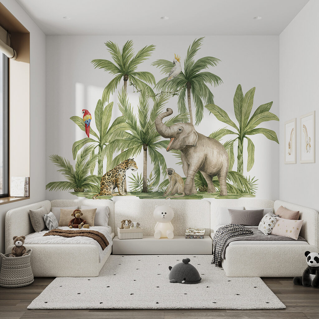 Elefante tra le palme — ambiente 2