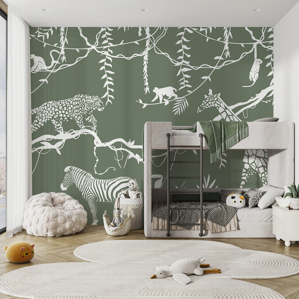 Contorni bianchi su beige — ambiente 4