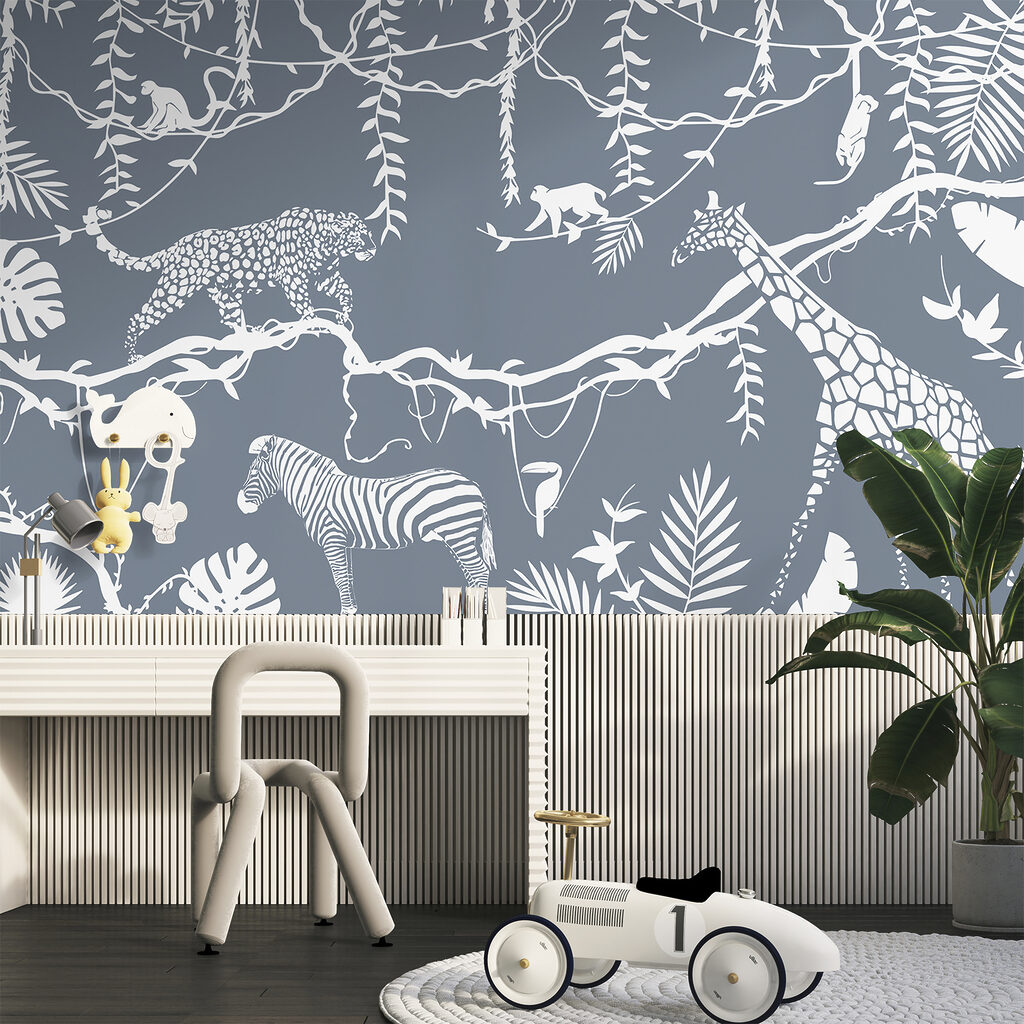 Contorni bianchi su beige — ambiente 2
