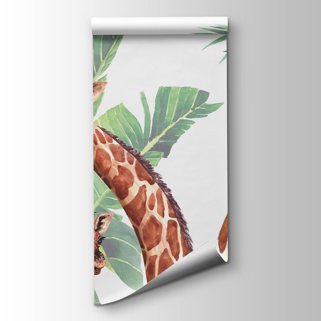 Giraffe tra le foglie — vista del prodotto