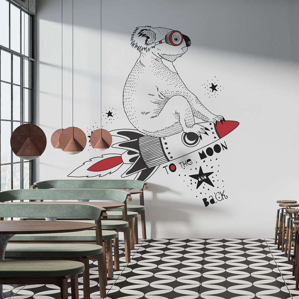 Koala su un razzo — ambiente 2