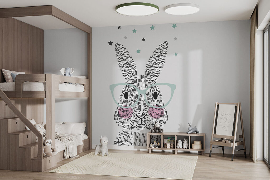 Coniglio con occhiali — ambiente 2