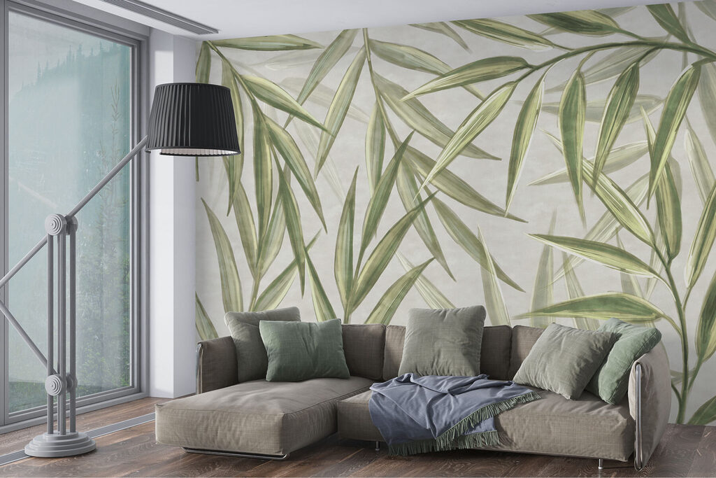 Foglie di bambù incrociate — ambiente 3