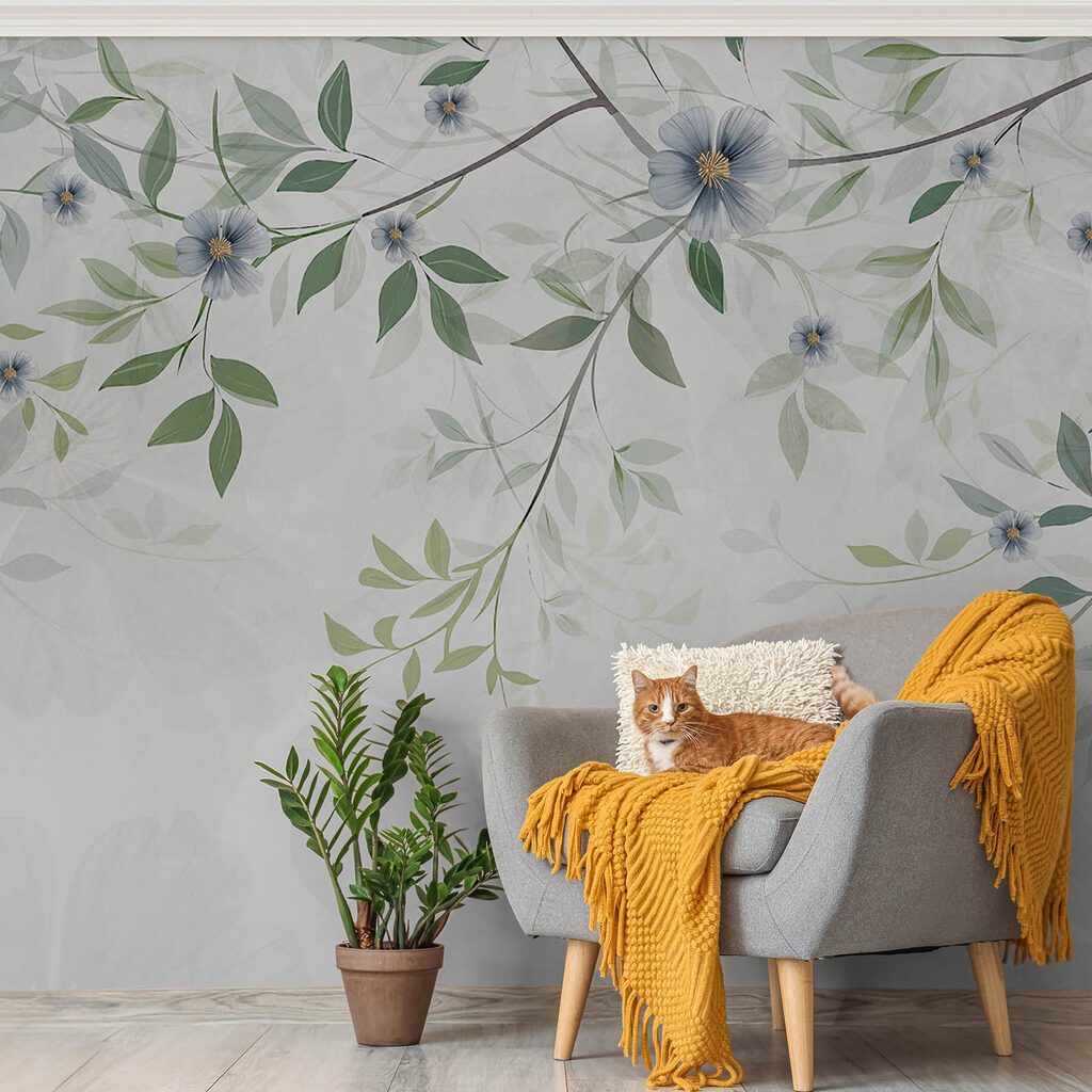 Fiori blu su rametti — ambiente 3