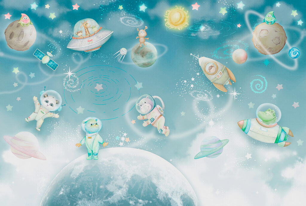 Animali astronauti — design completo