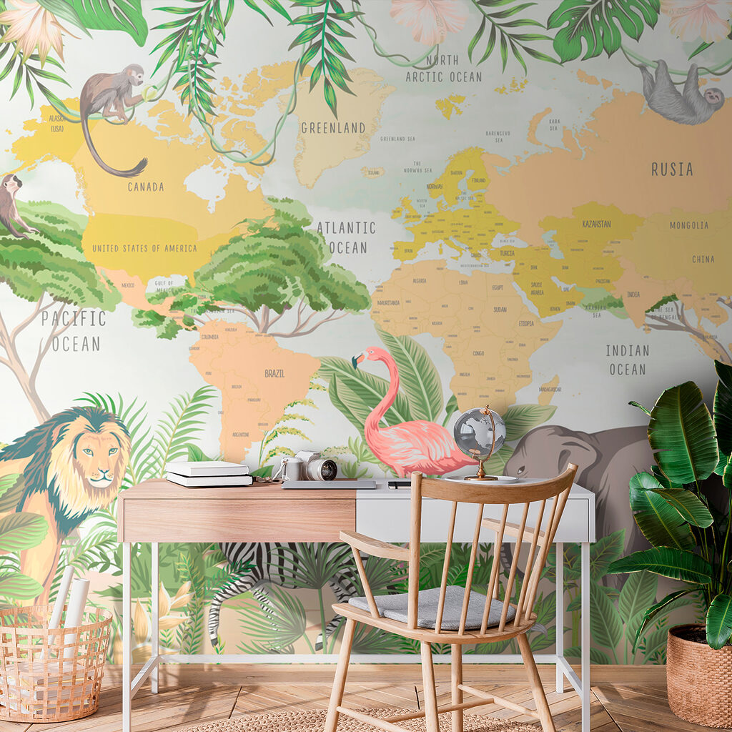 Giungla davanti alla mappa — ambiente 3