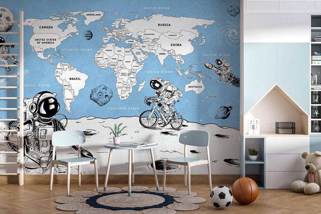 Astronauti sotto la mappa — ambiente 1