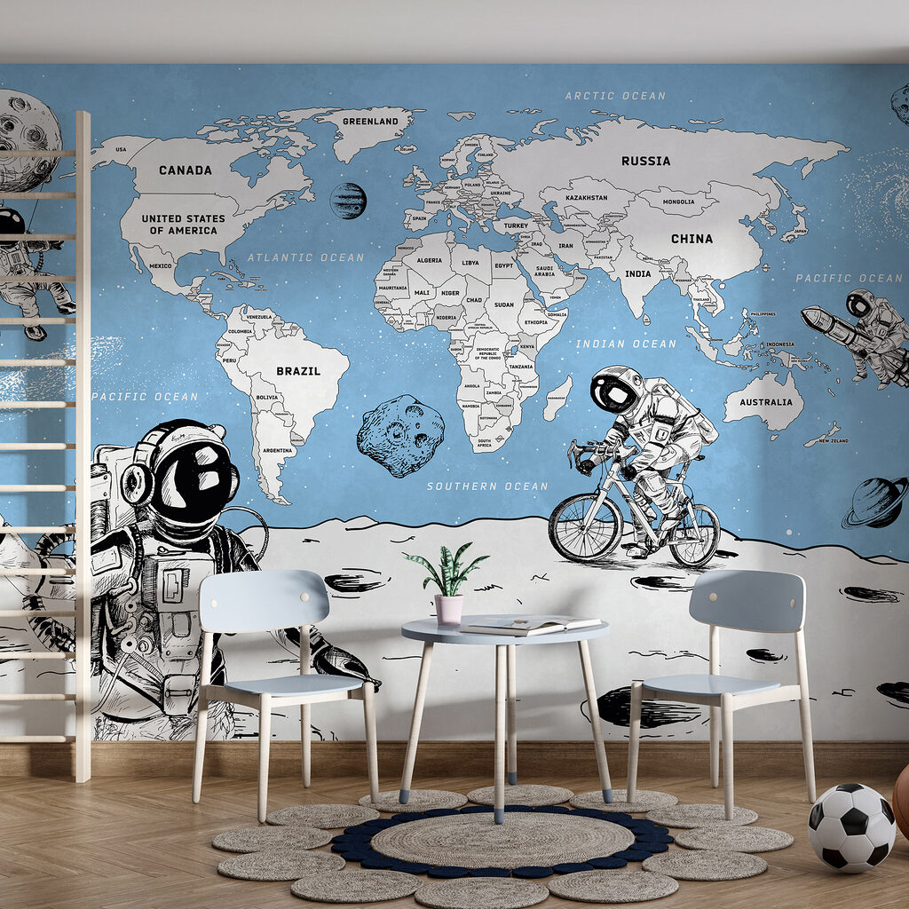 Astronauti sotto la mappa — ambiente 2