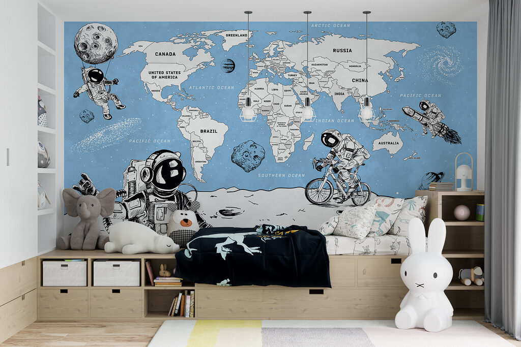 Astronauti sotto la mappa — ambiente 3