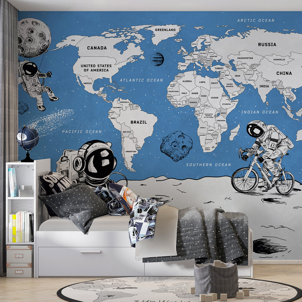 Astronauti sotto la mappa — ambiente 2