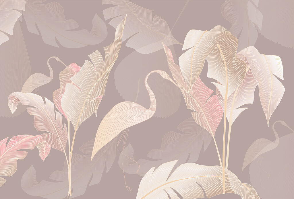 Grandi foglie ornamentali — design completo