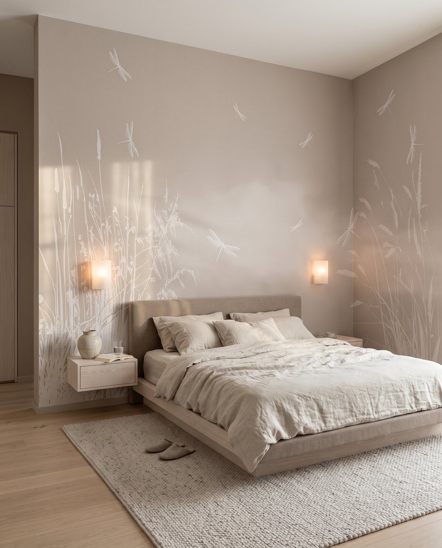 Libellule tra le erbe — ambiente 3