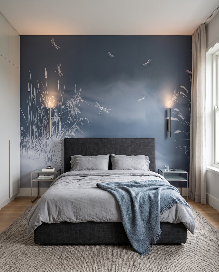 Libellule tra le erbe — ambiente 2