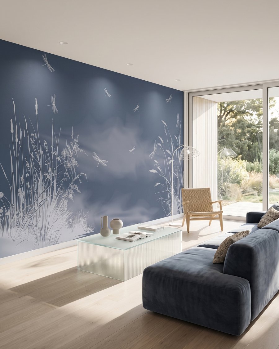 Libellule tra le erbe — ambiente 1