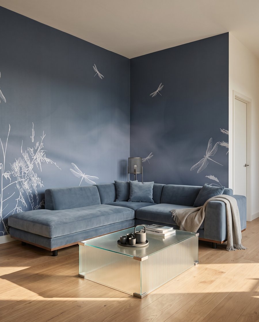 Libellule tra le erbe — ambiente 3