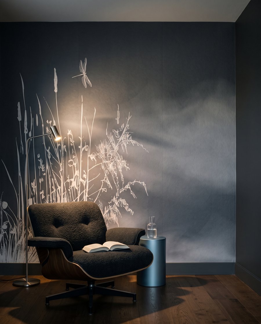 Libellule tra le erbe — ambiente 4