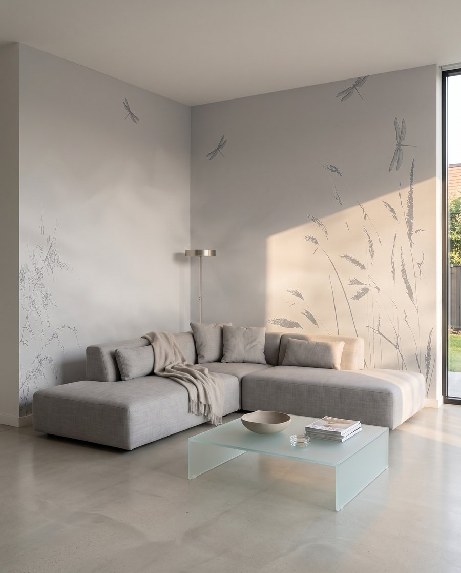 Libellule tra le erbe — ambiente 4