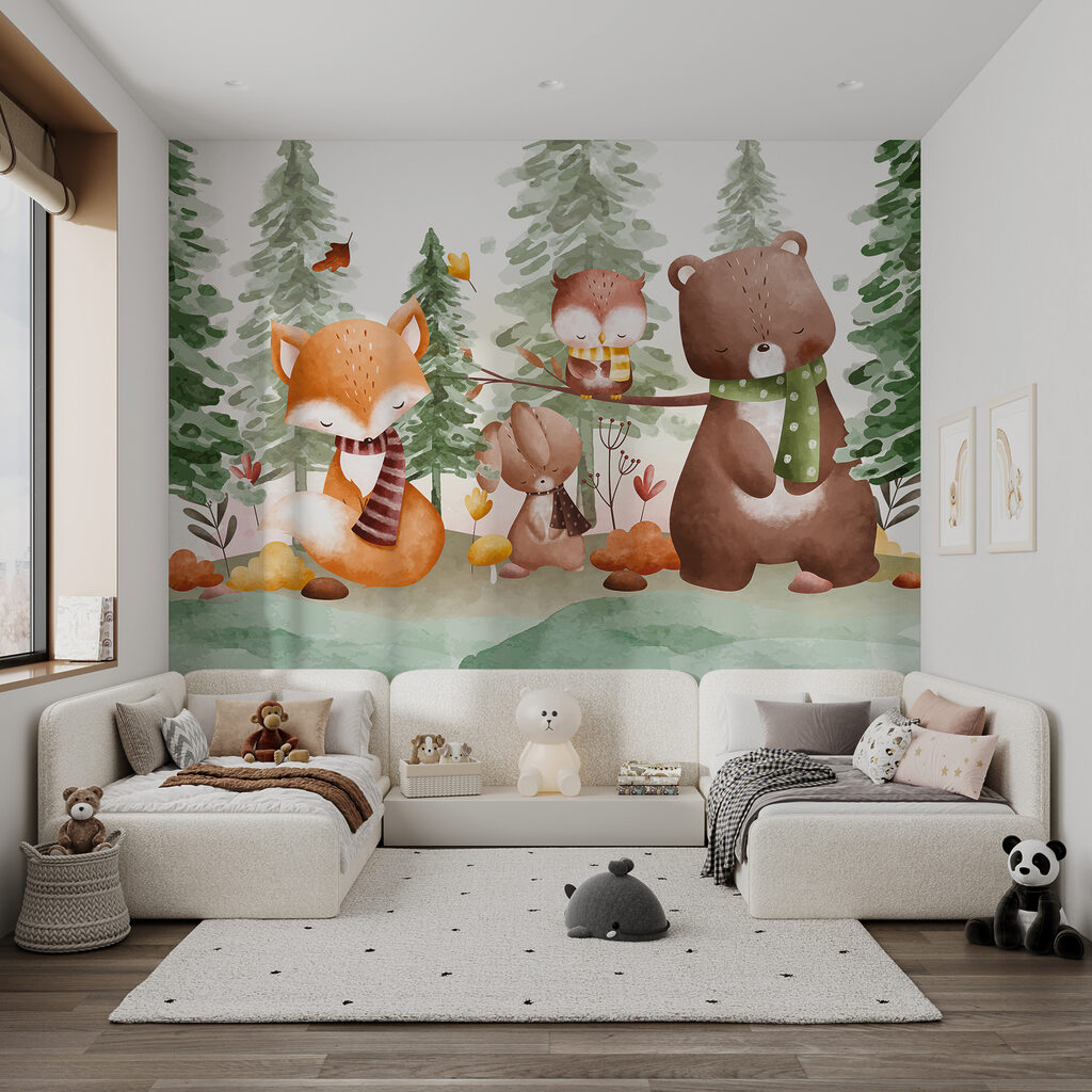 Orso sotto i pini — ambiente 2