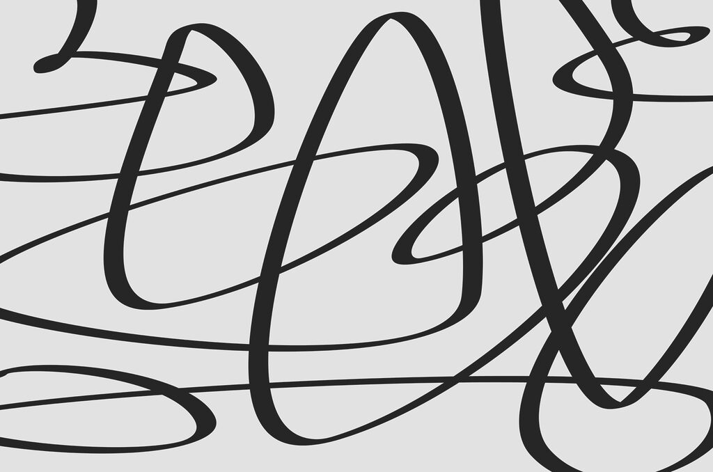 Anelli di linee nere — design completo