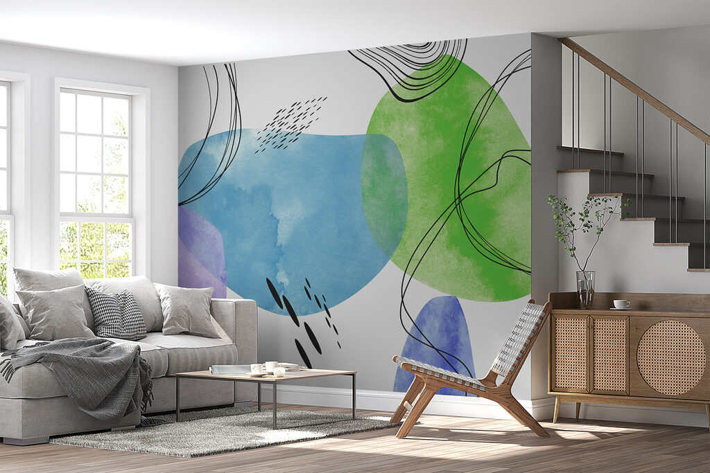 Macchie colorate e linee — ambiente 1