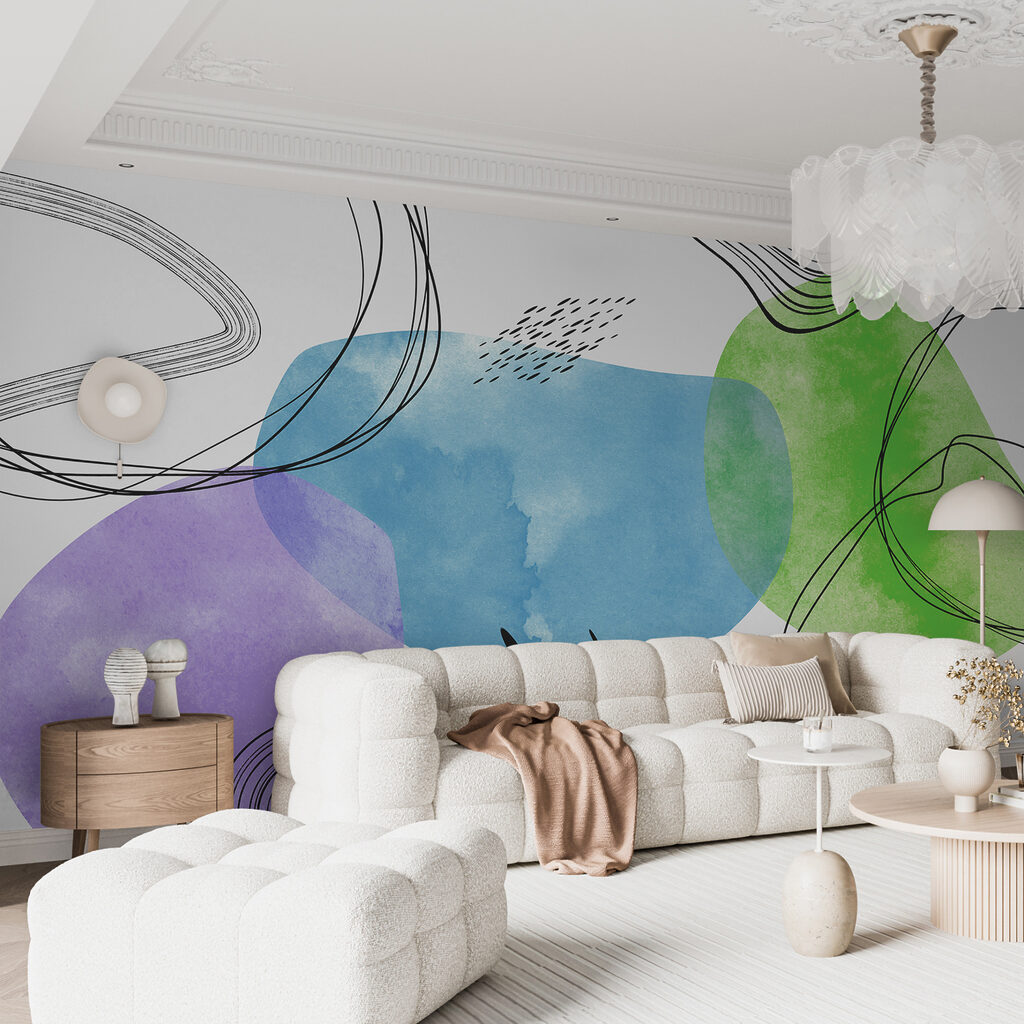 Macchie colorate e linee — ambiente 2