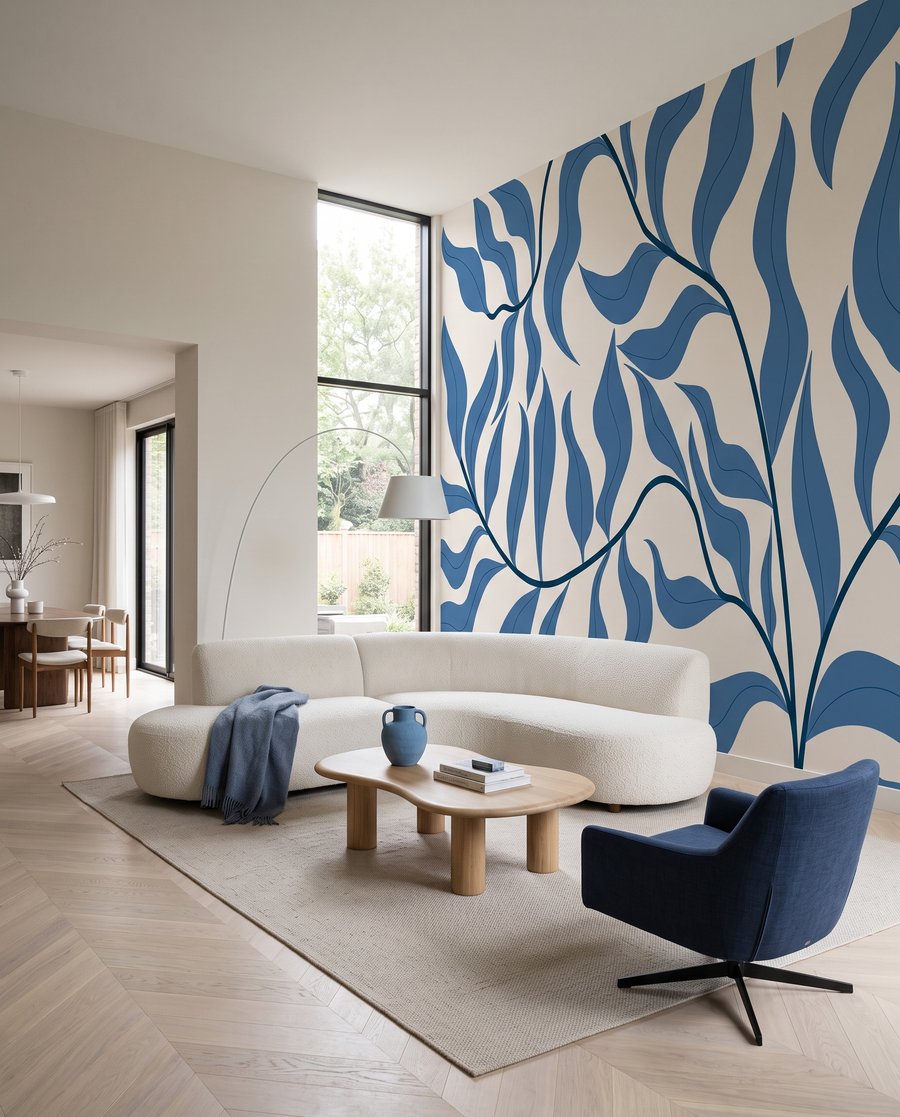 Rami di foglie ondulate — ambiente 4
