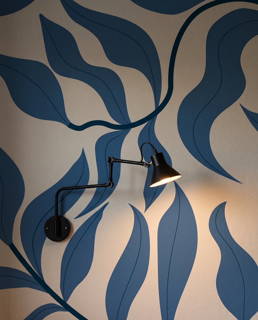 Rami di foglie ondulate — ambiente 8