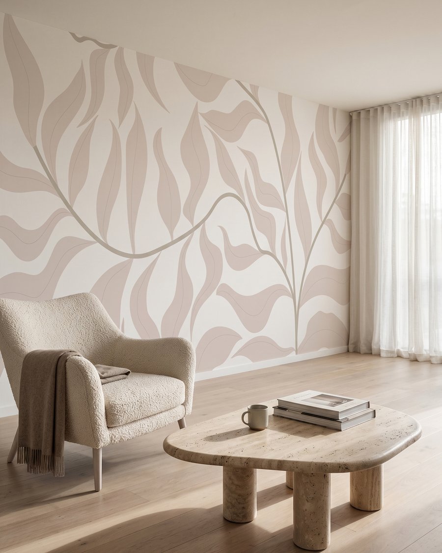 Rami di foglie ondulate — ambiente 5