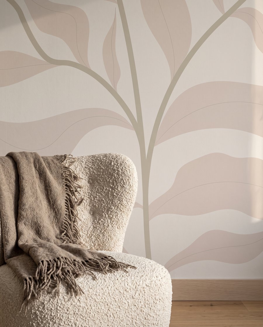Rami di foglie ondulate — ambiente 6