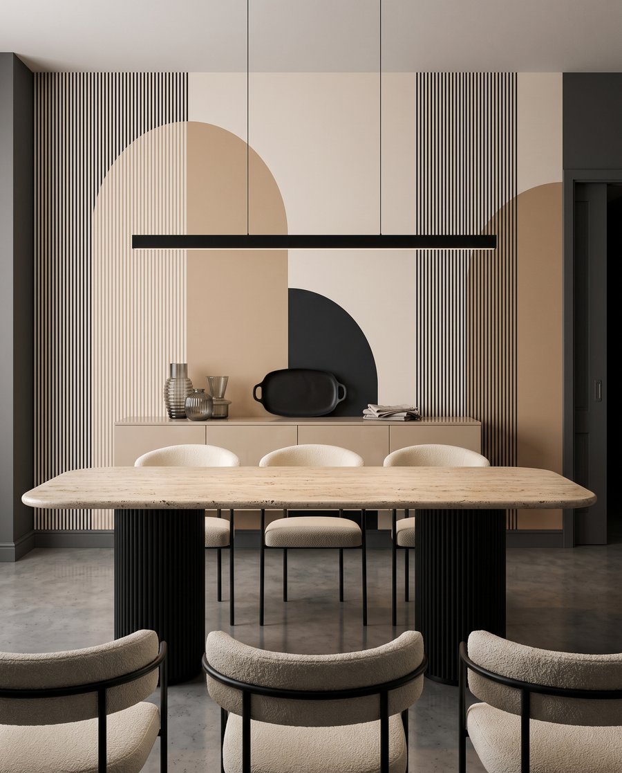 Archi e strisce sottili — ambiente 8