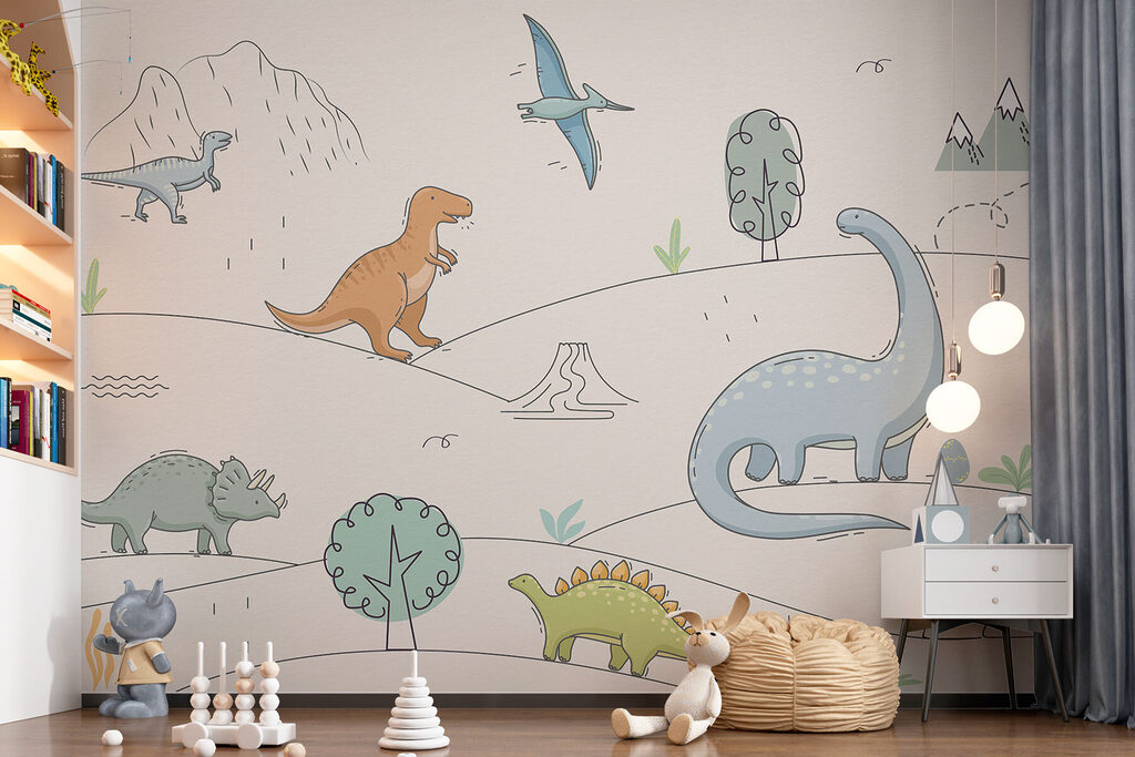 Dinosauri in contorno — ambiente 1