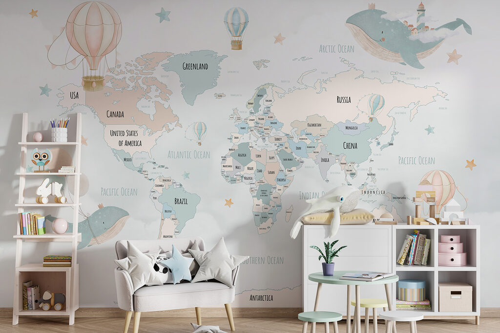 Mappa e creature fantastiche — ambiente 2