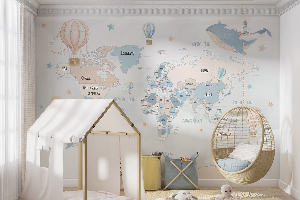 Mappa e creature fantastiche — ambiente 1
