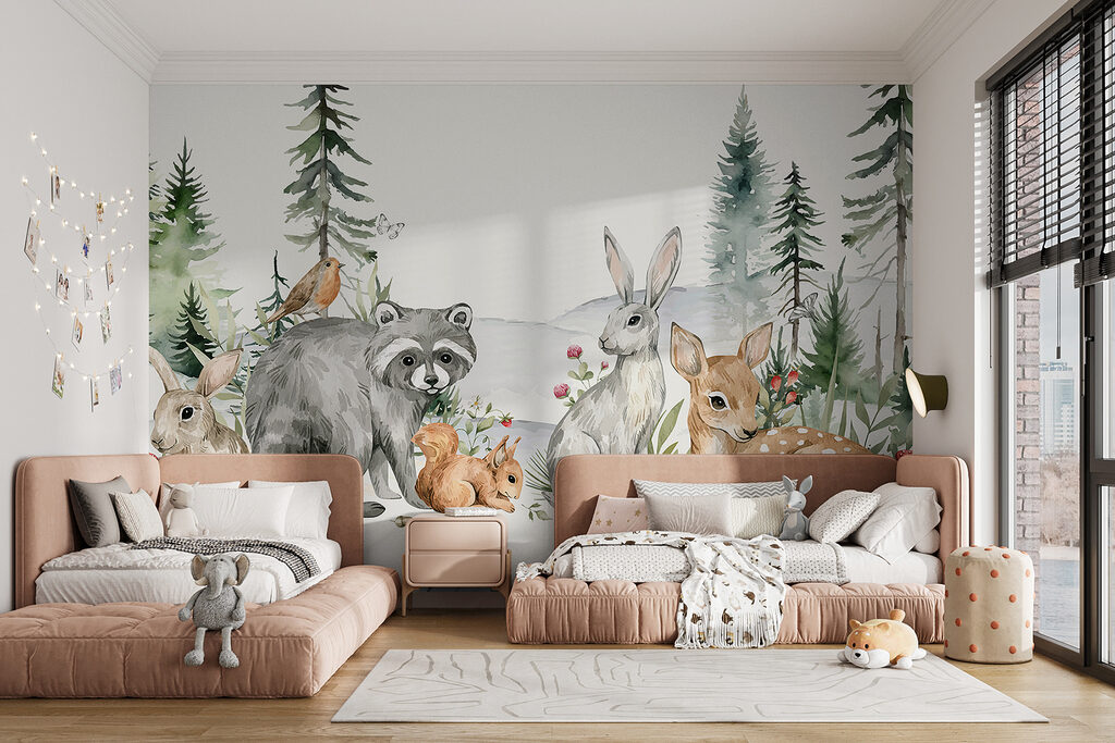Cuccioli tra i rametti — ambiente 2