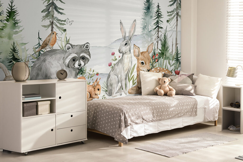 Cuccioli tra i rametti — ambiente 3