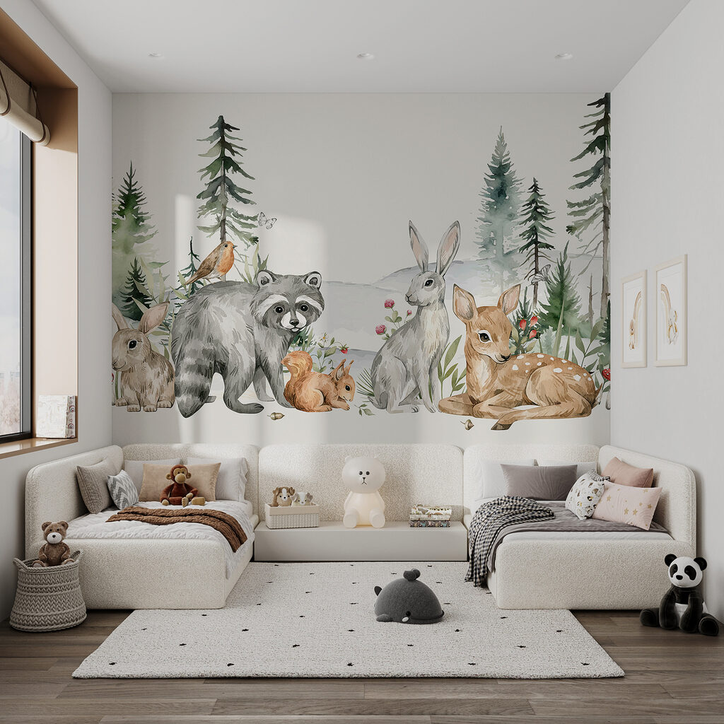 Cuccioli tra i rametti — ambiente 4
