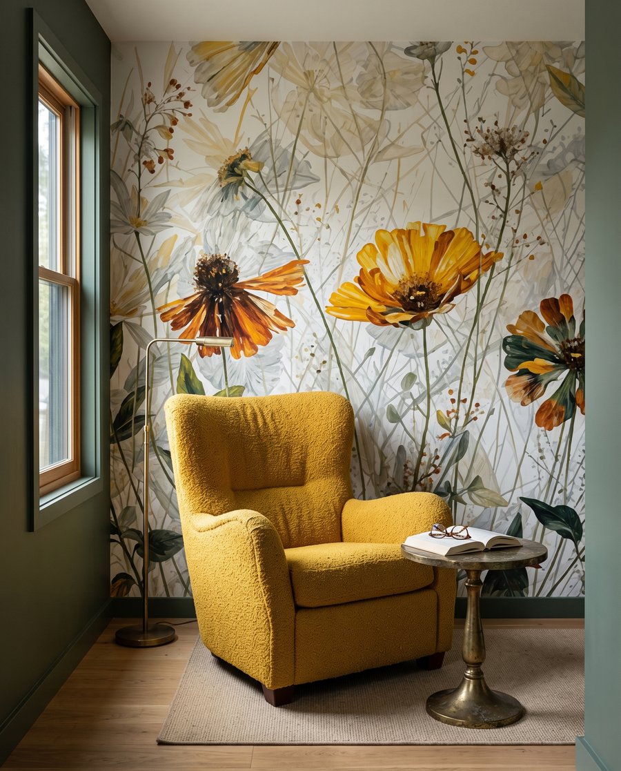 Fiori gialli nell’erba — ambiente 4