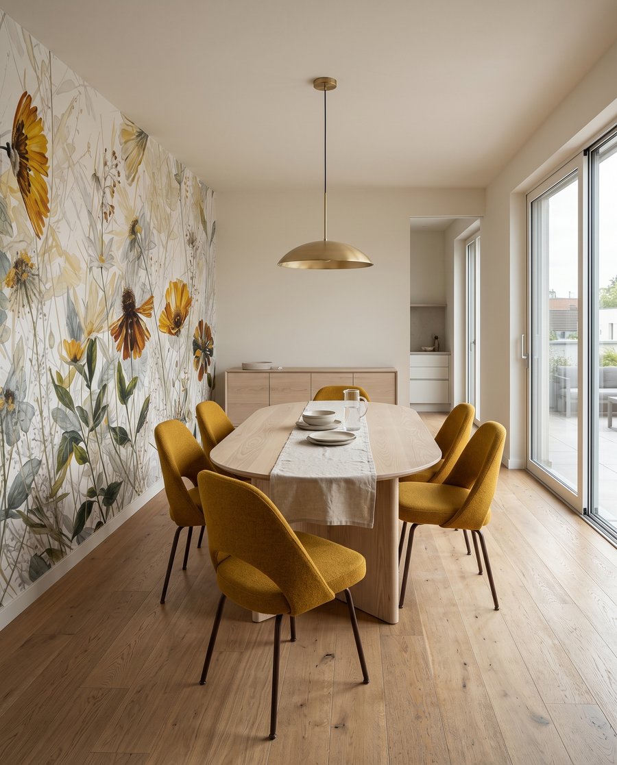 Fiori gialli nell’erba — ambiente 6
