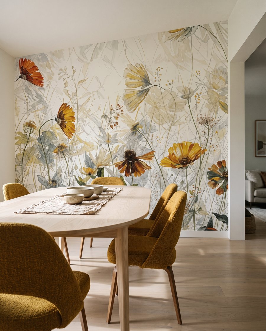 Fiori gialli nell’erba — ambiente 7