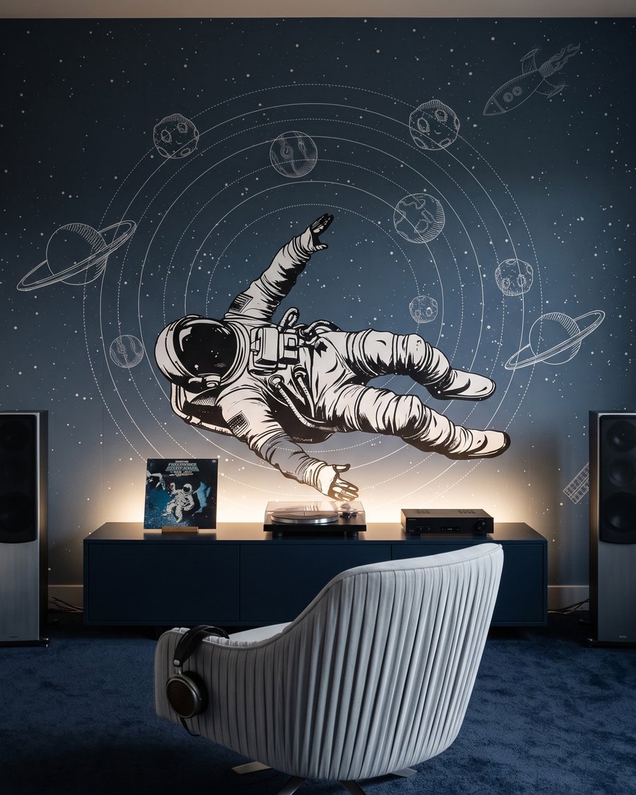 Astronauta tra le orbite — ambiente 1