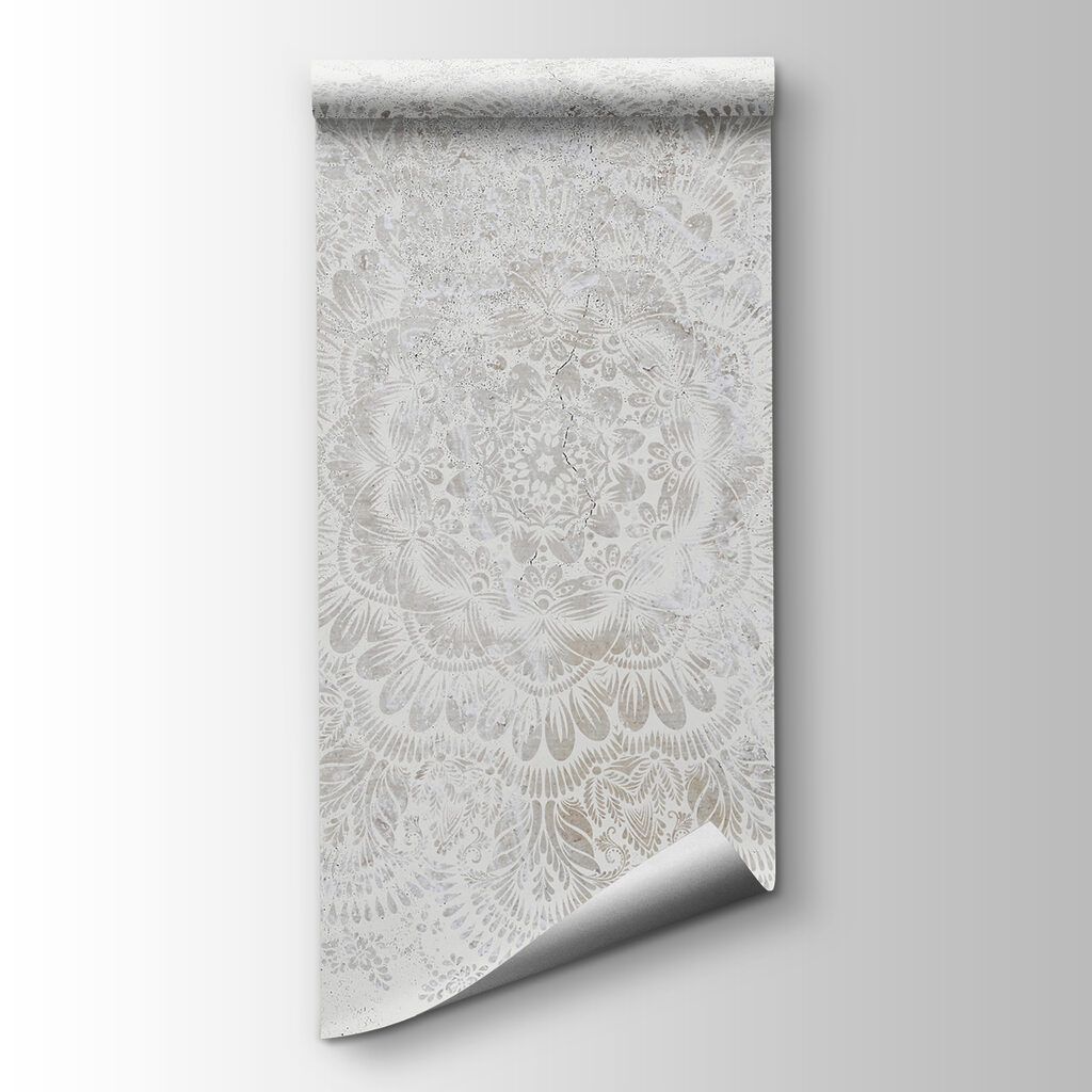 Mandala chiaro su grigio — vista del prodotto