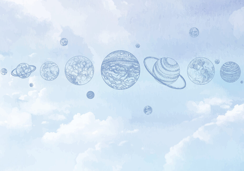 Pianeti tra le nuvole — design completo