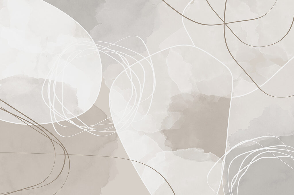 Curve bianche su grigio — design completo