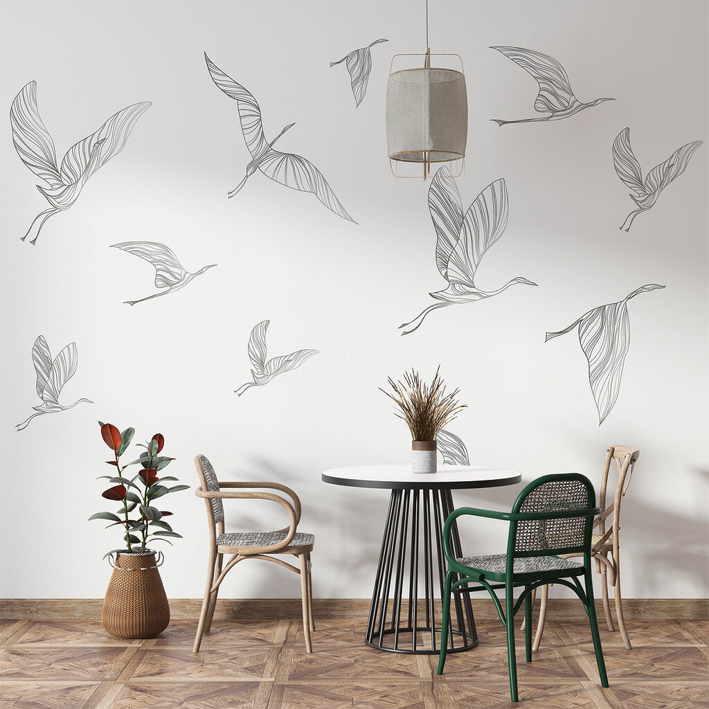 Gru in volo — ambiente 2